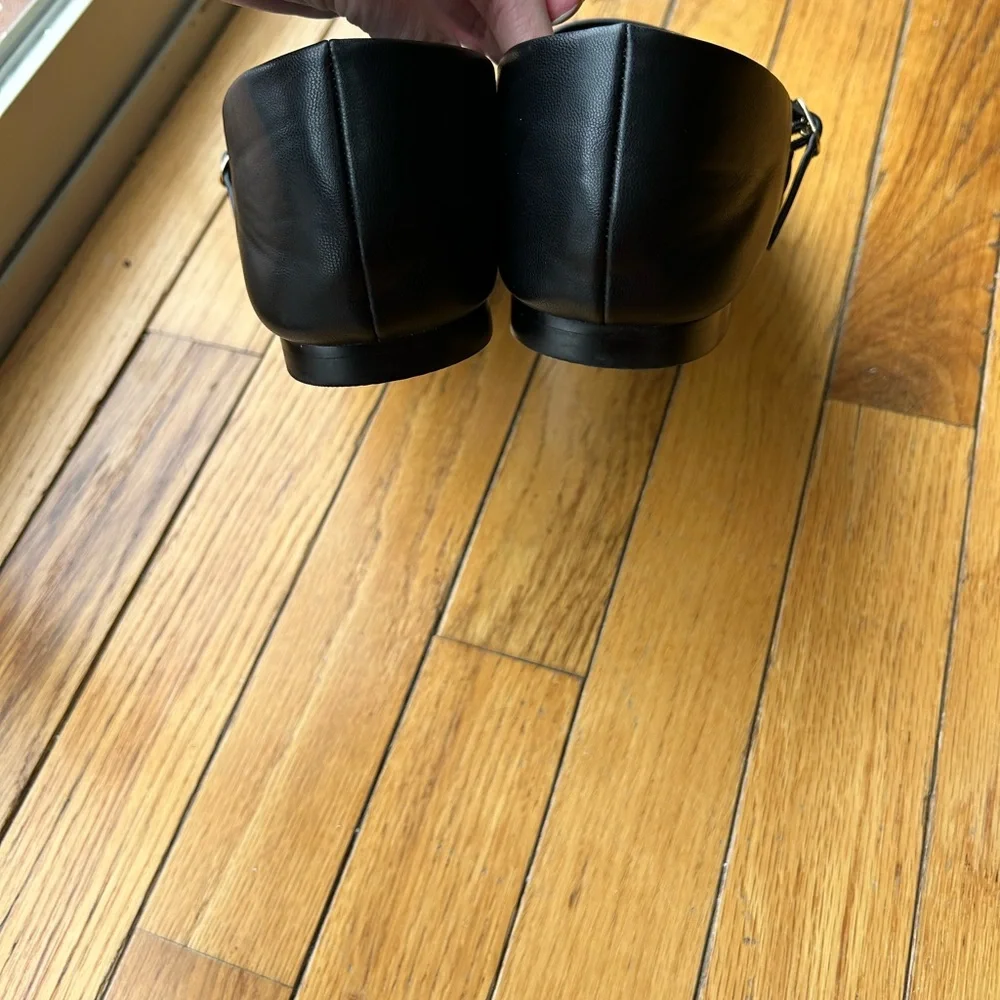 Banana Republic Office Vegan Faux Leather Mary Jane Ballerina Flats Shoes